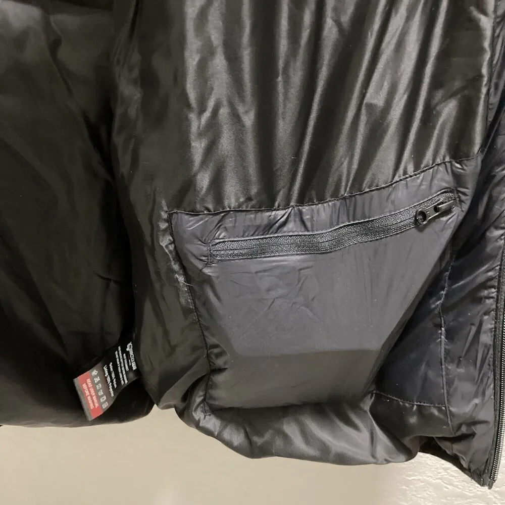 Antarctica Gear Heated Puffer Jacket Black Hood Men Size Large w Battery 16000
